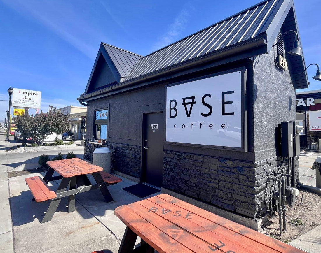 Base Coffee Roasters Drive-thru Midvale UT Coffee Shop Specialty Coffee
