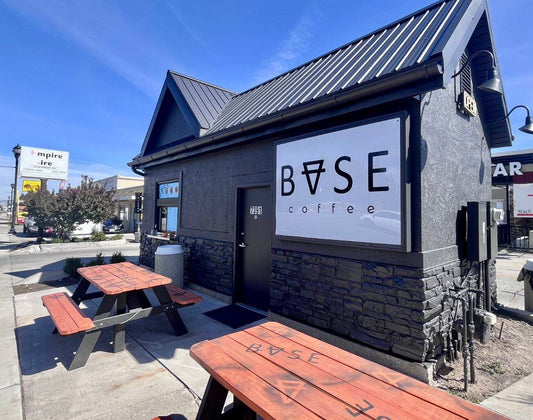 Base Coffee Roasters Drive-thru Midvale UT Coffee Shop Specialty Coffee